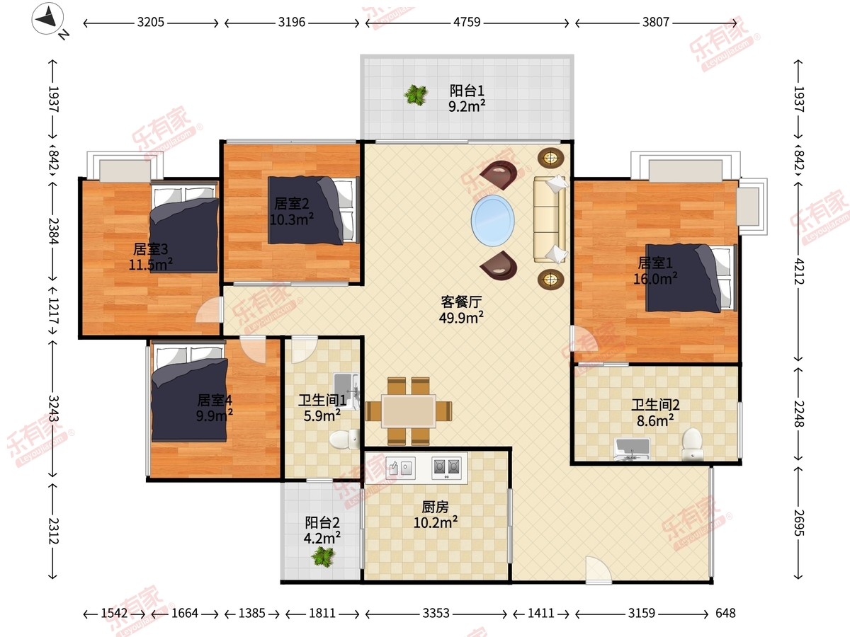 承翰来座山户型图