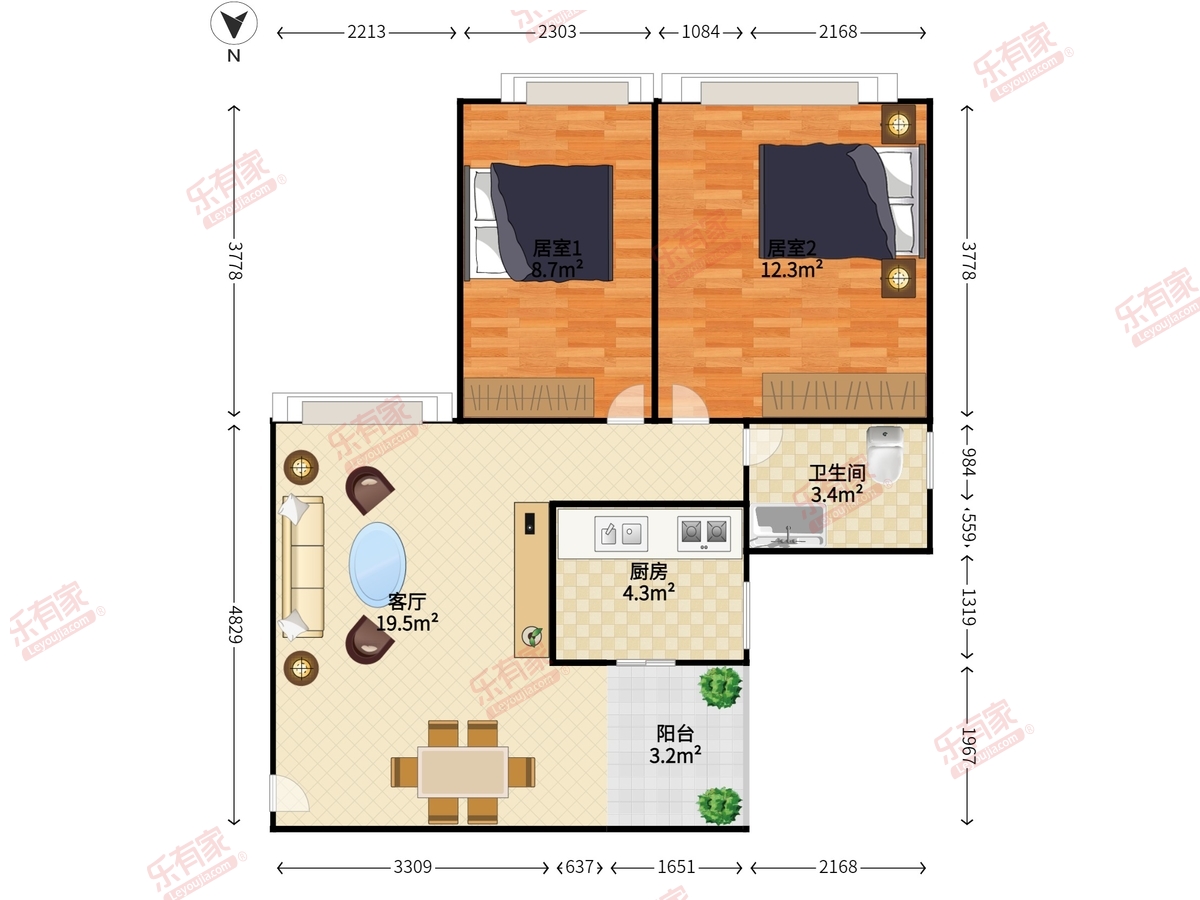 金色阳光雅居户型图