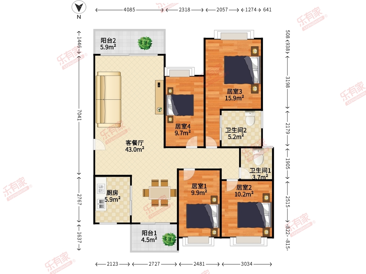 山海翠庐户型图