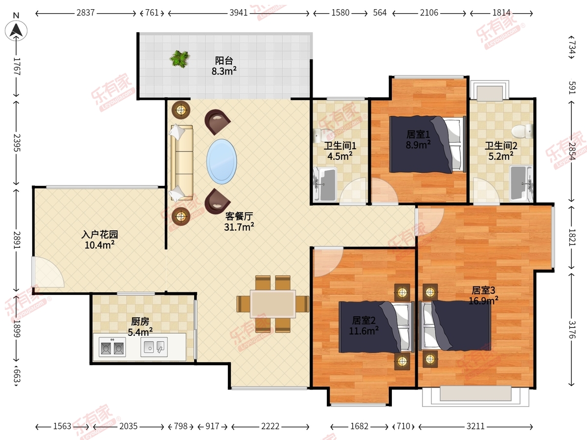 南沙珠光御景户型图