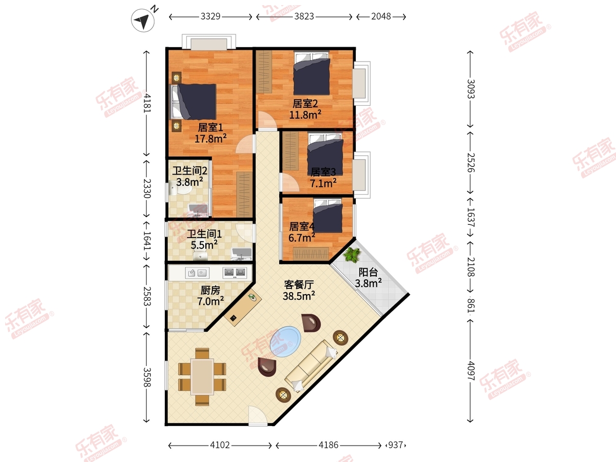 梅林一村十二区户型图