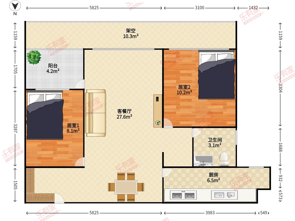 万科红四期户型图