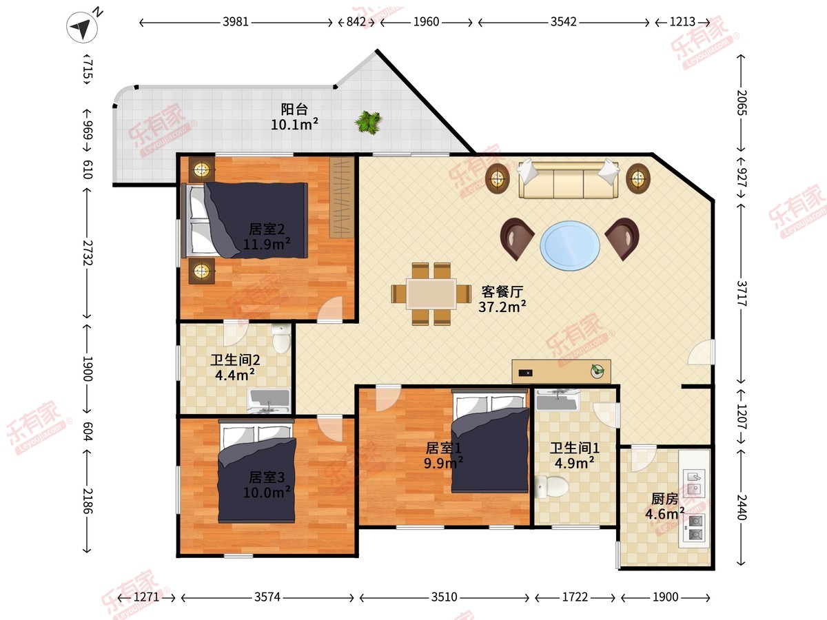 吉信大厦户型图