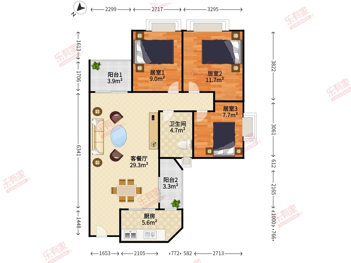 侨香村户型图