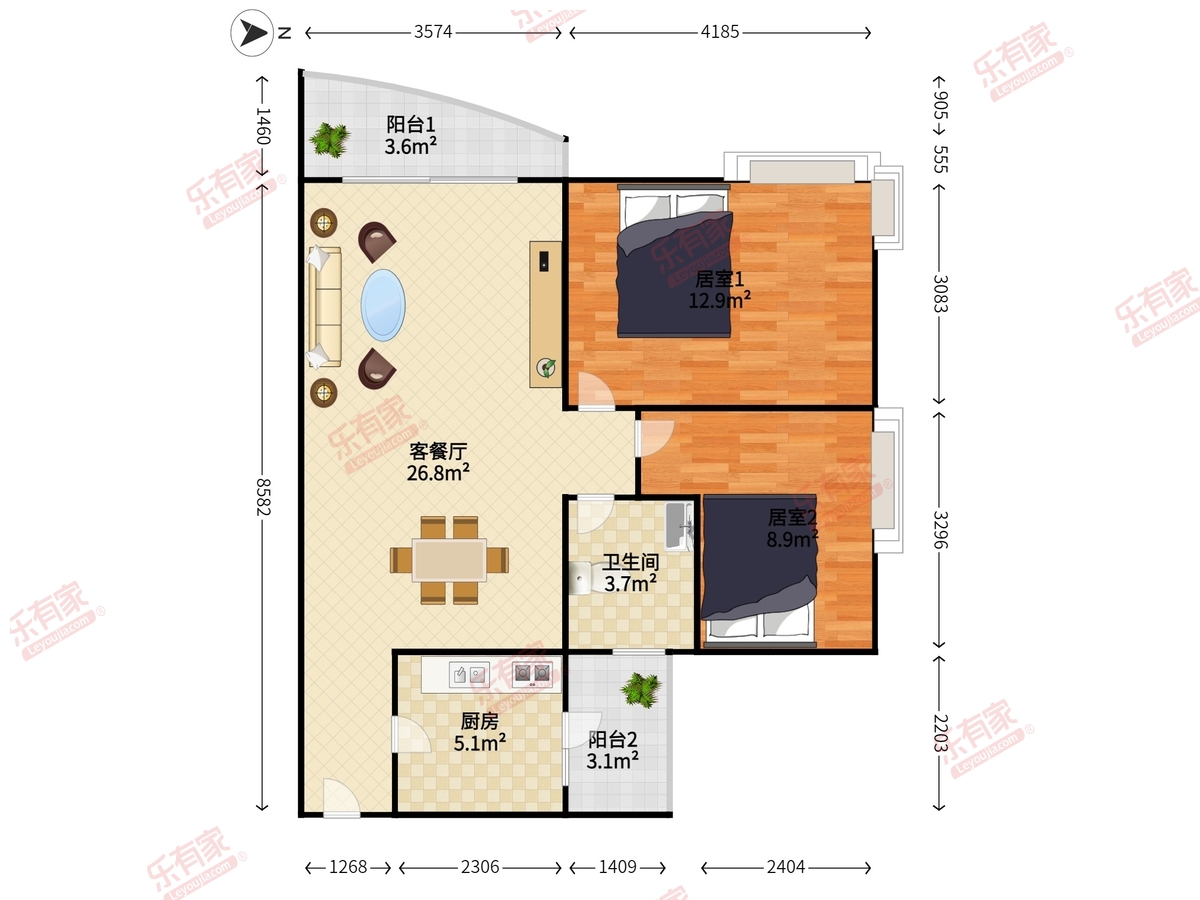 水围新家园户型图