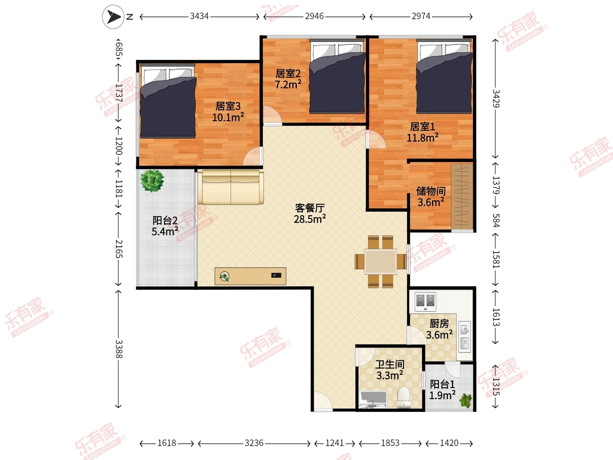 阳基春天里户型图