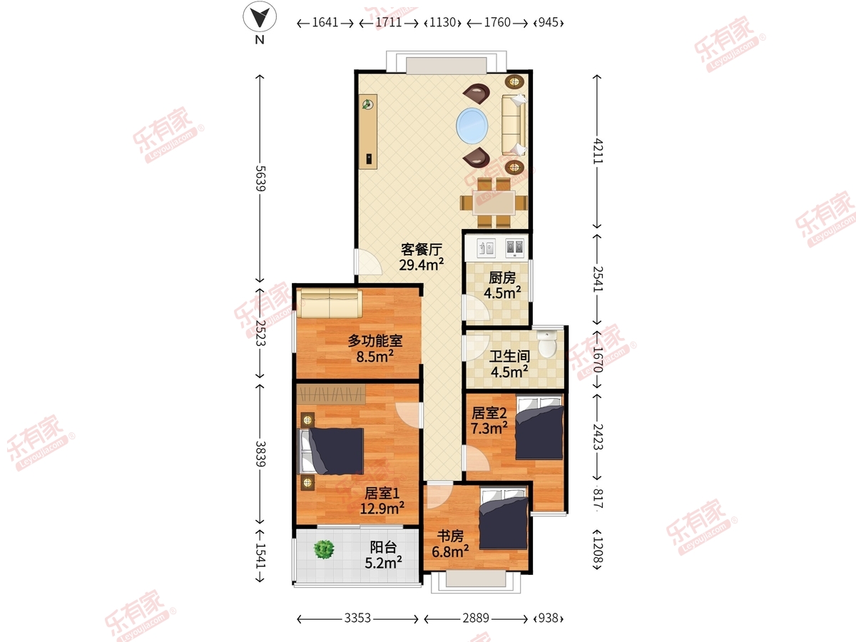 福庭苑户型图