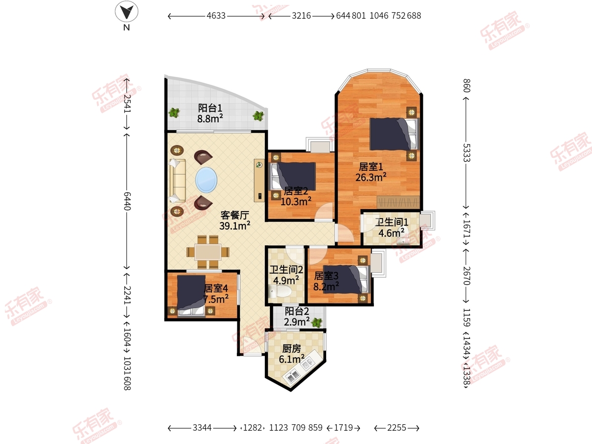 绿景蓝湾半岛户型图