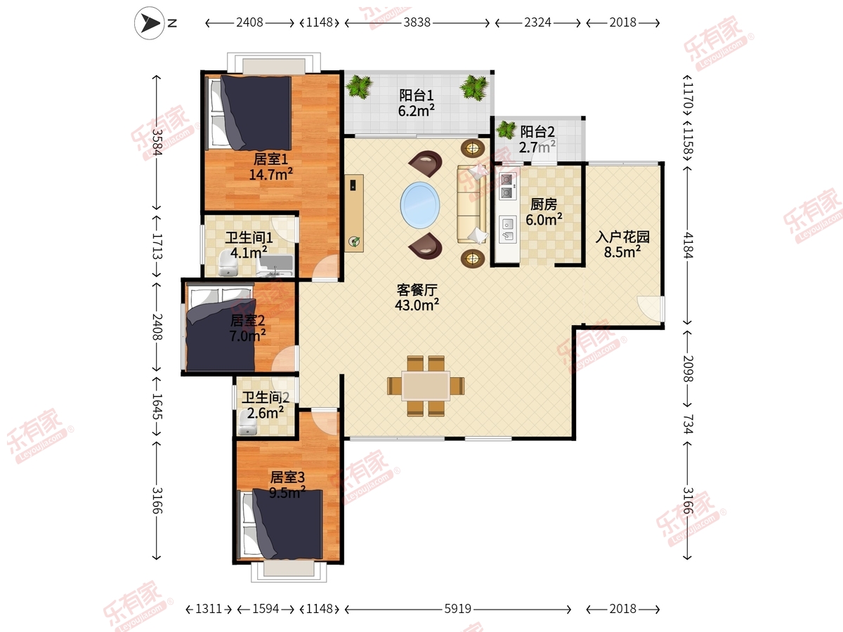 龙光城南二期户型图