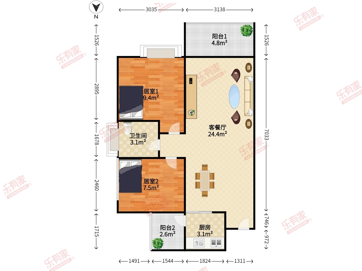 香缤豪庭博学公馆户型图