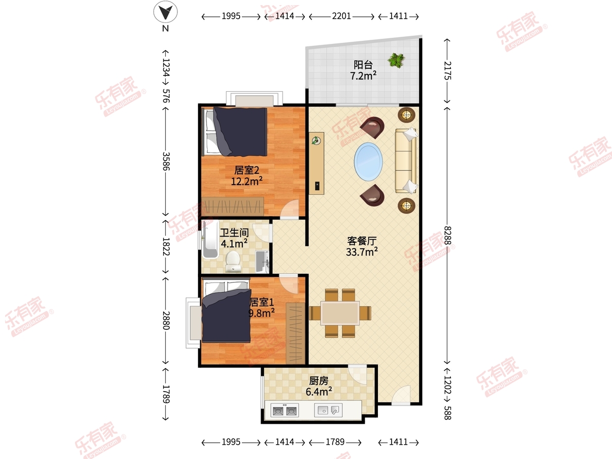 康逸豪园户型图