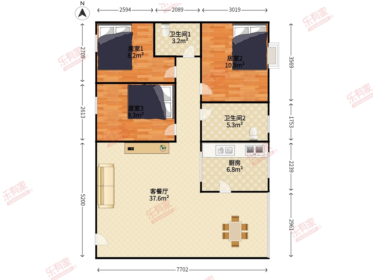华景新城（五期）户型图