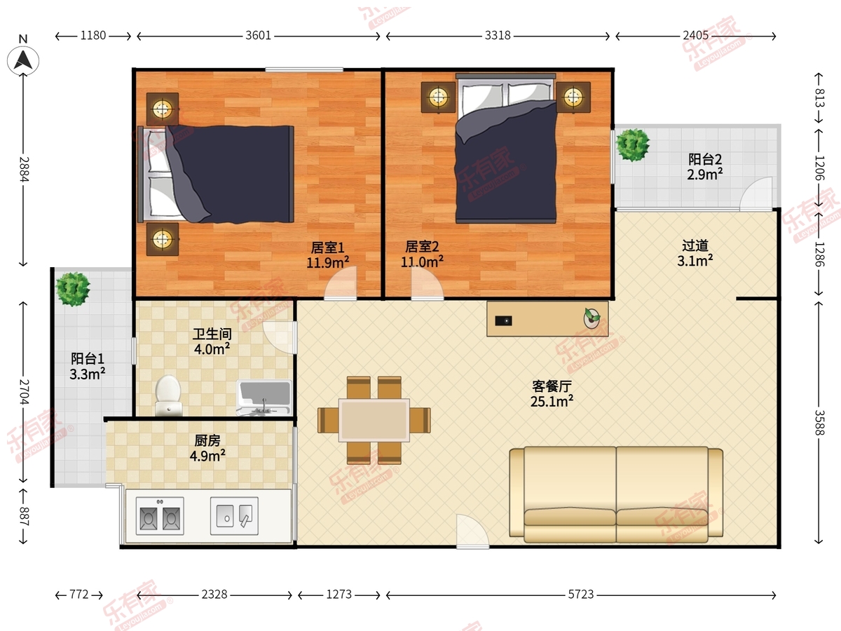 金宝城大厦户型图
