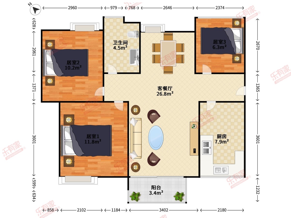 凤岗名流印象二期户型图