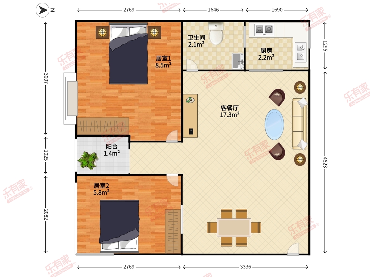 梧桐山新居一期户型图