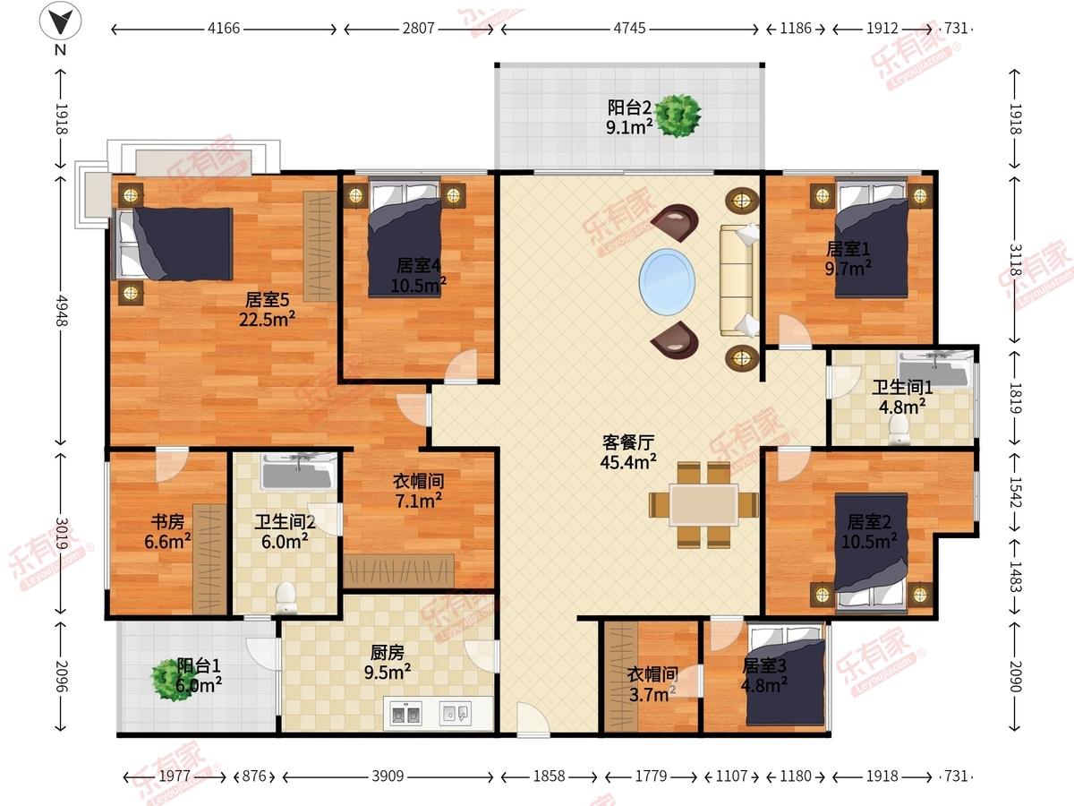 宝能悦澜山户型图