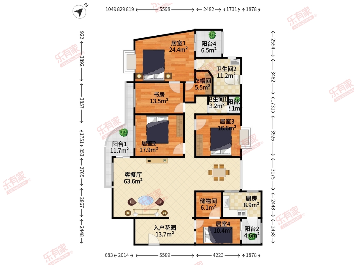 波托菲诺天鹅堡户型图