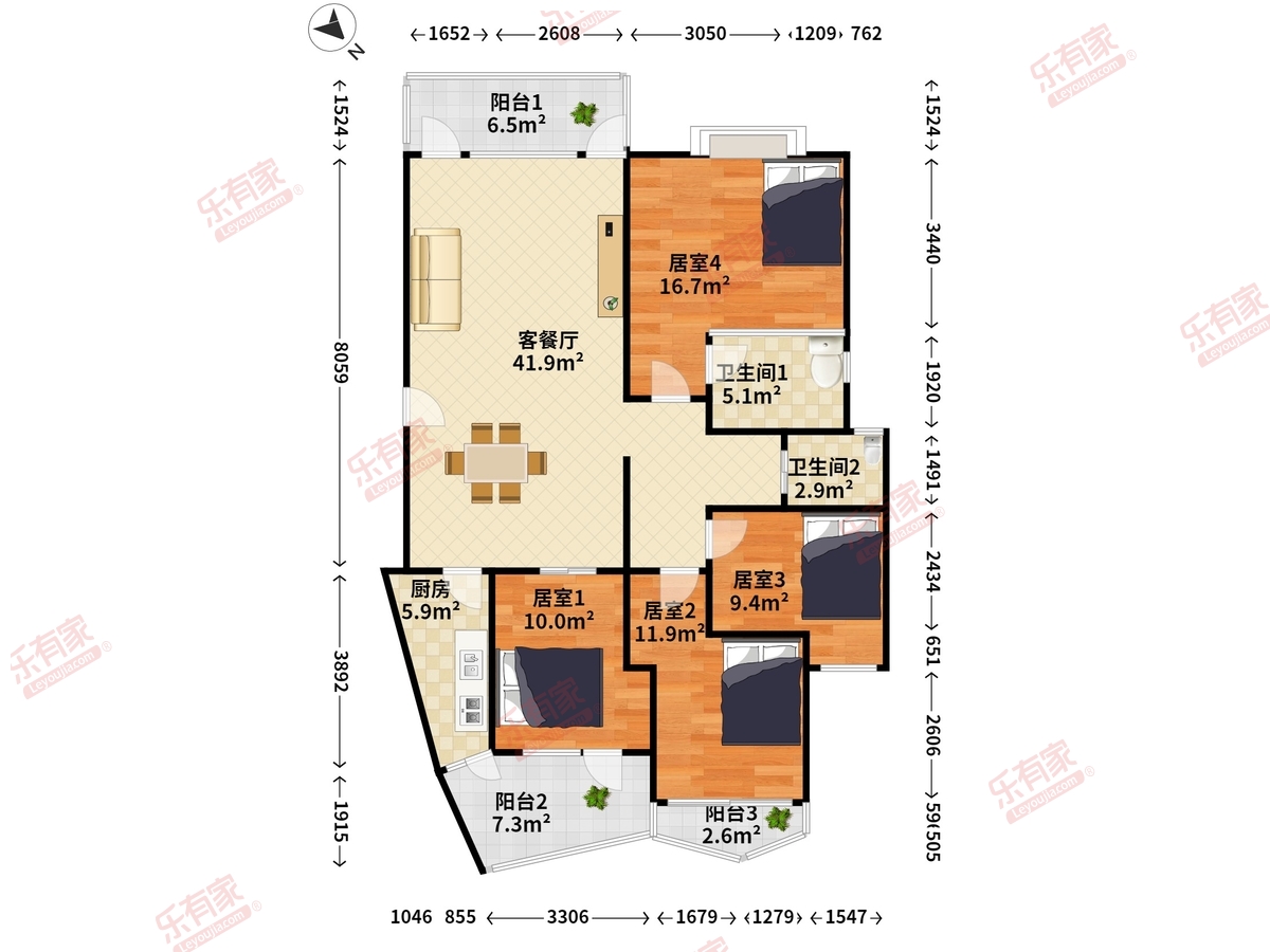 万科温馨家园户型图