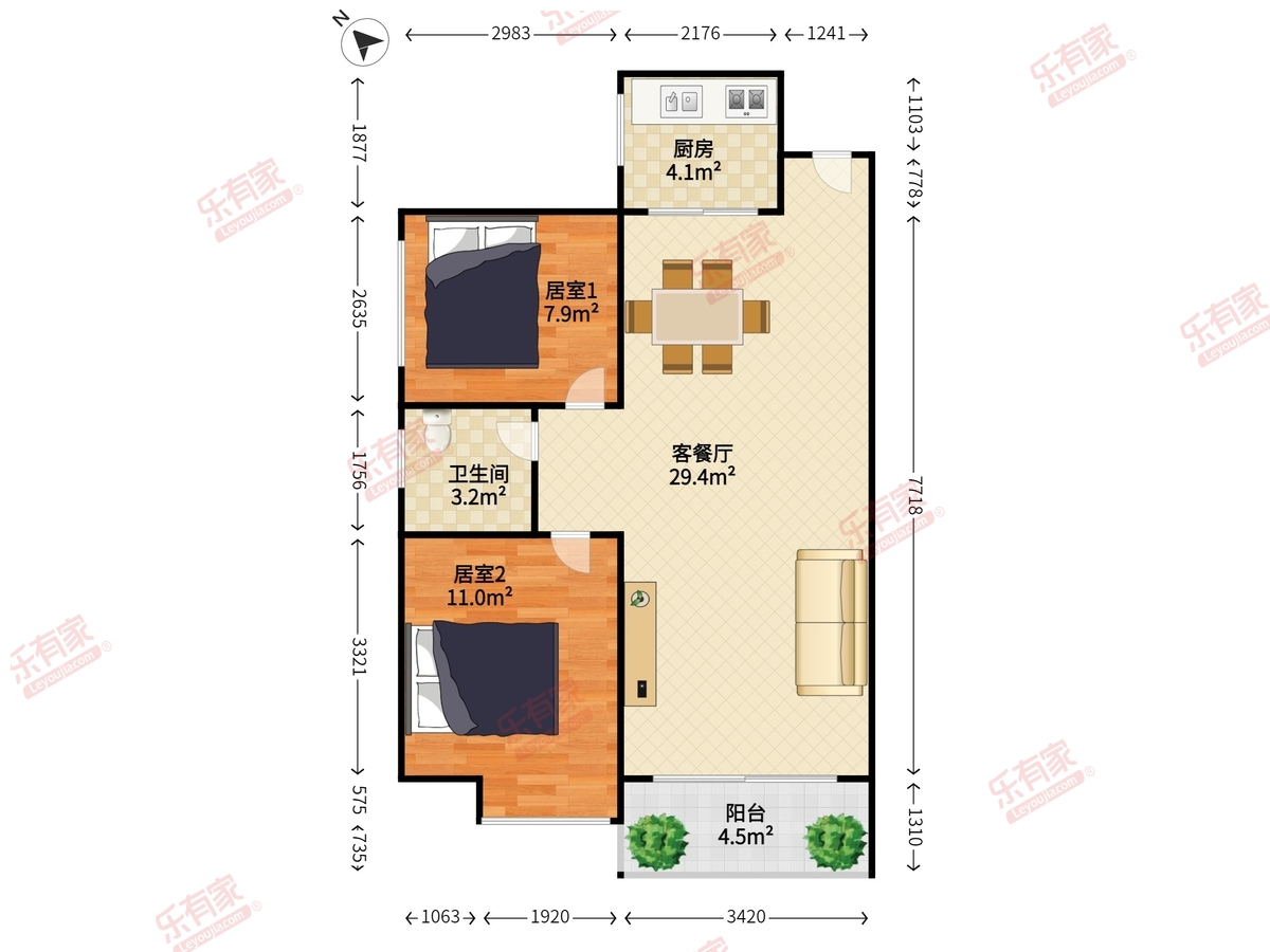 阳基春天里户型图