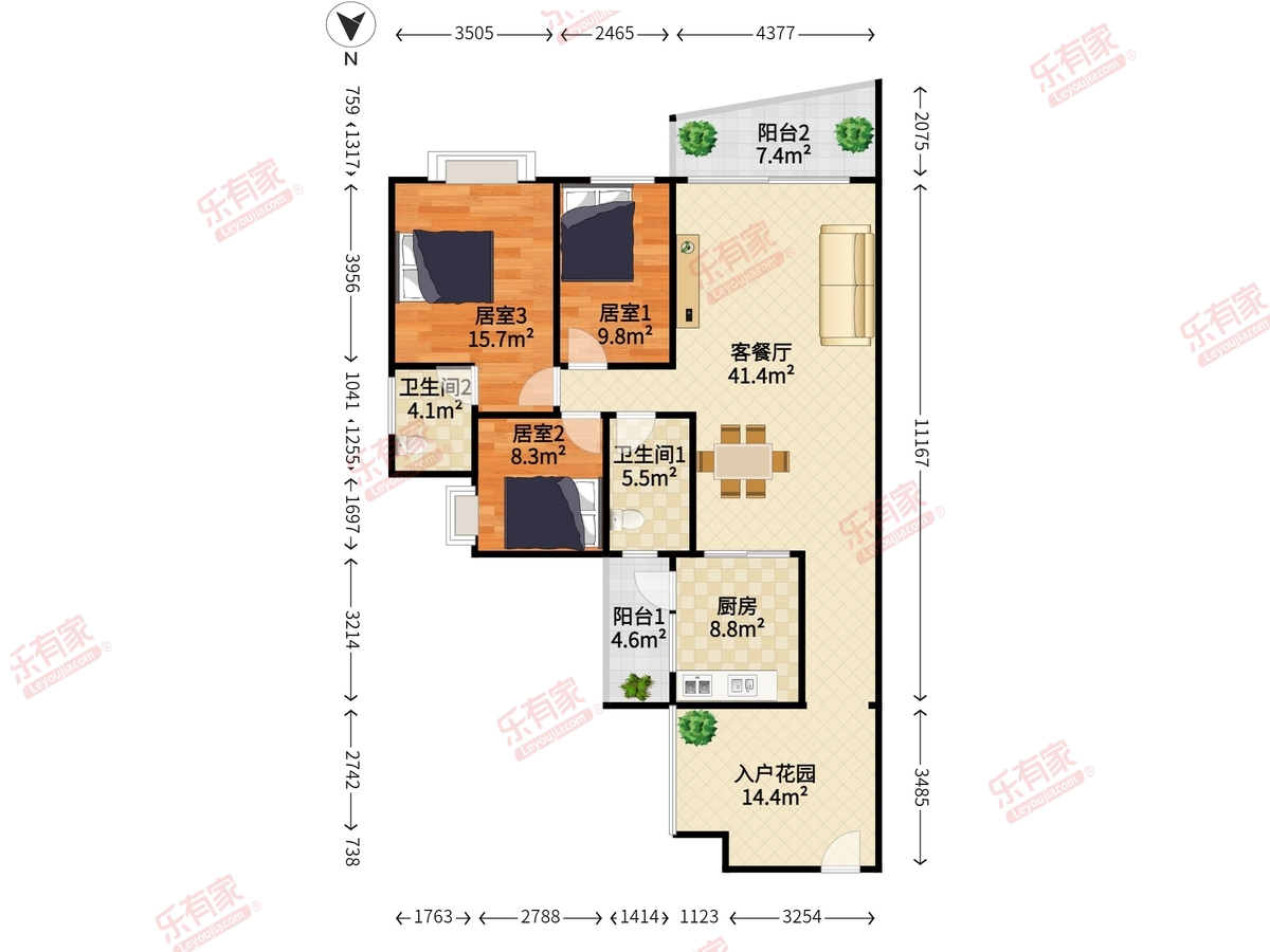 香山美树苑户型图
