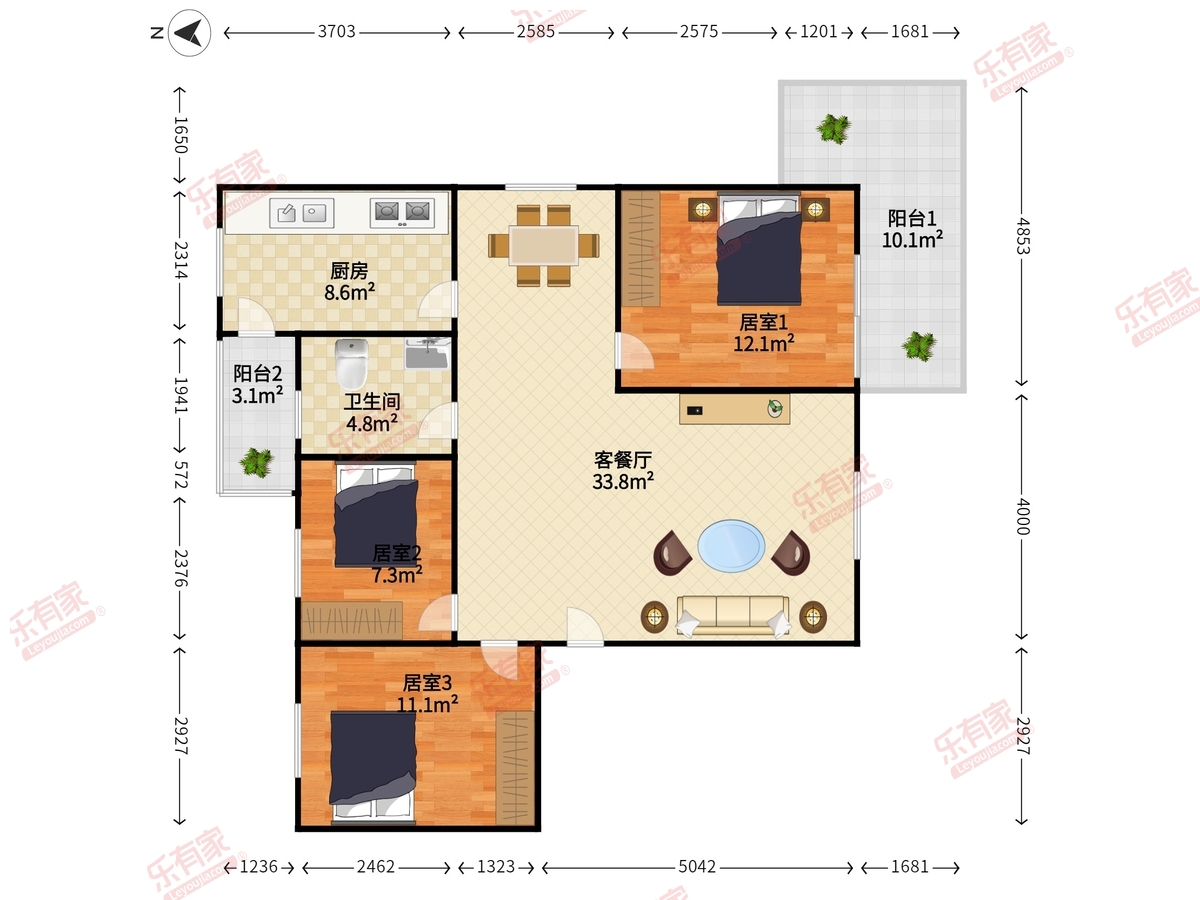 香蜜新村户型图