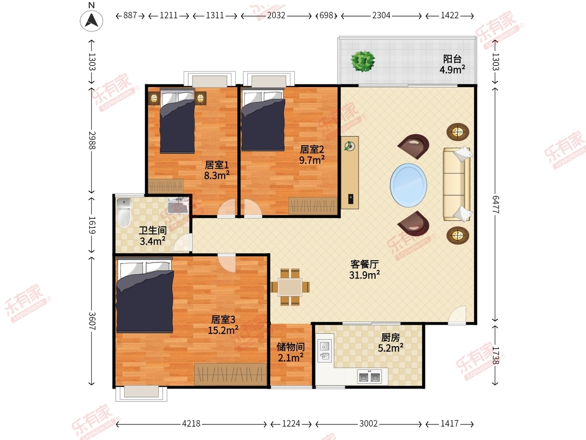 理想家园户型图