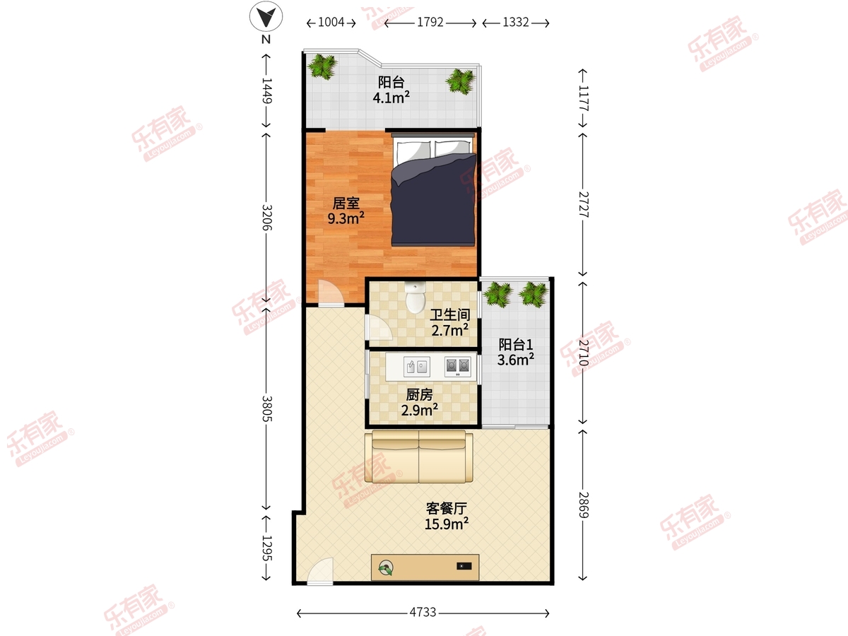 金海岸大厦户型图
