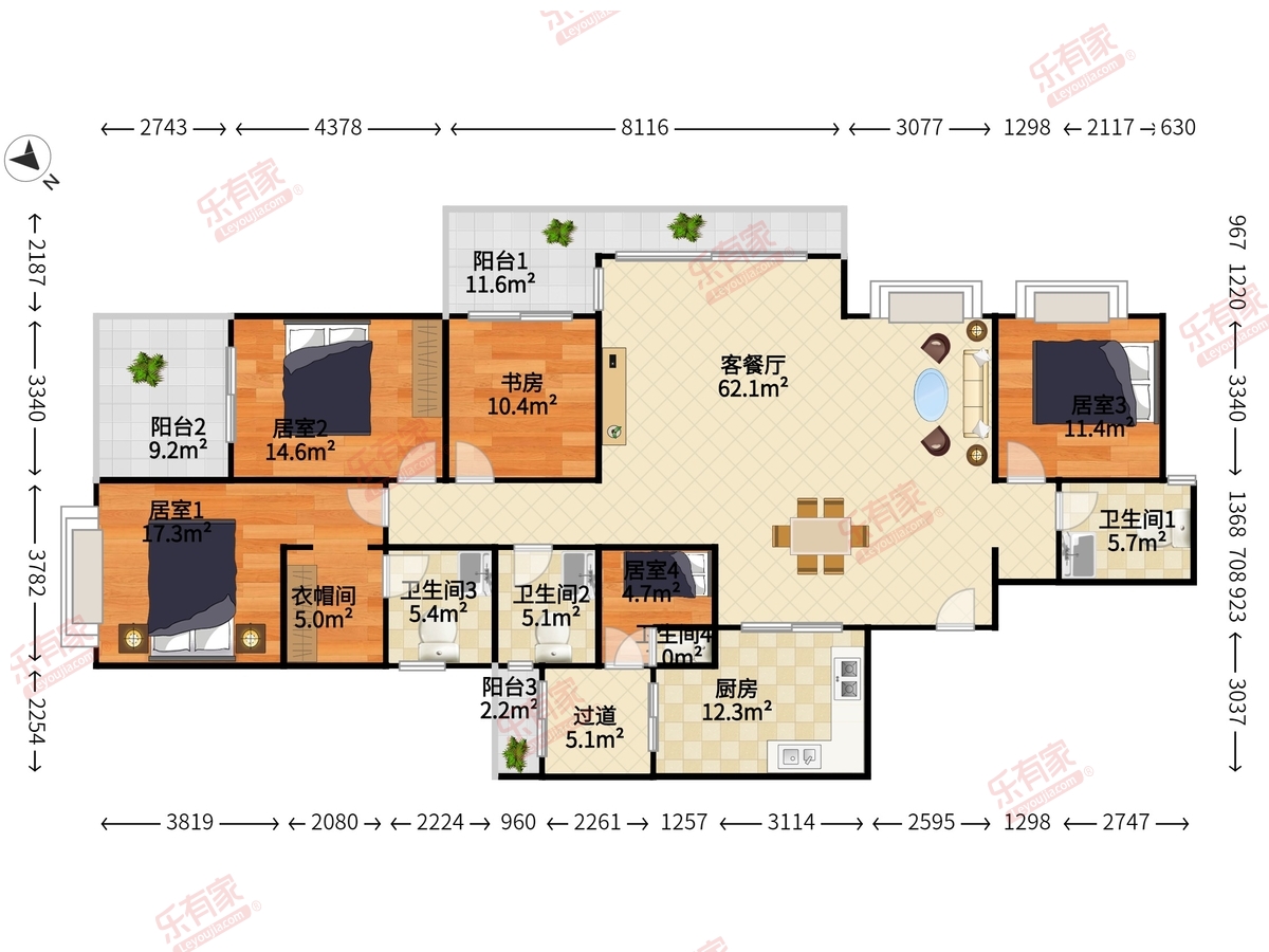 波托菲诺纯水岸十六期户型图