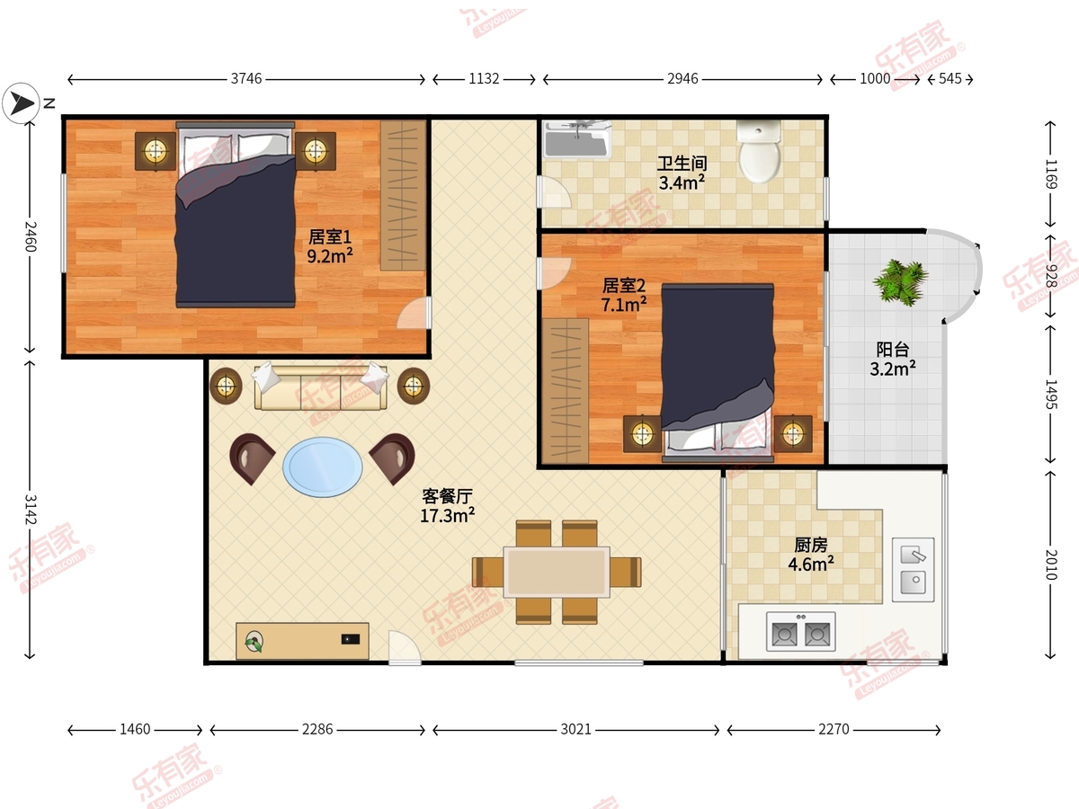 星湖花园二期户型图