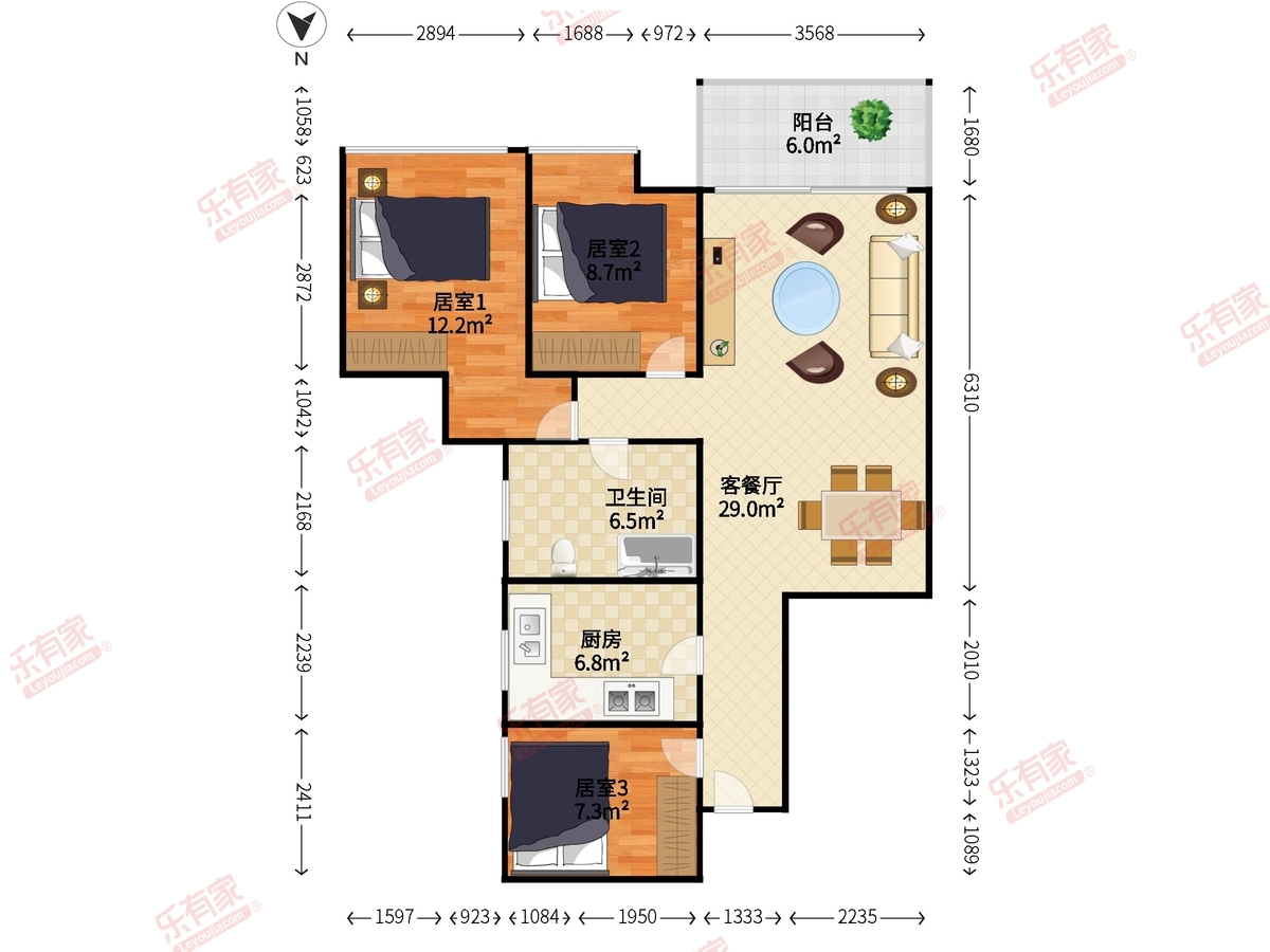 富丰新城户型图