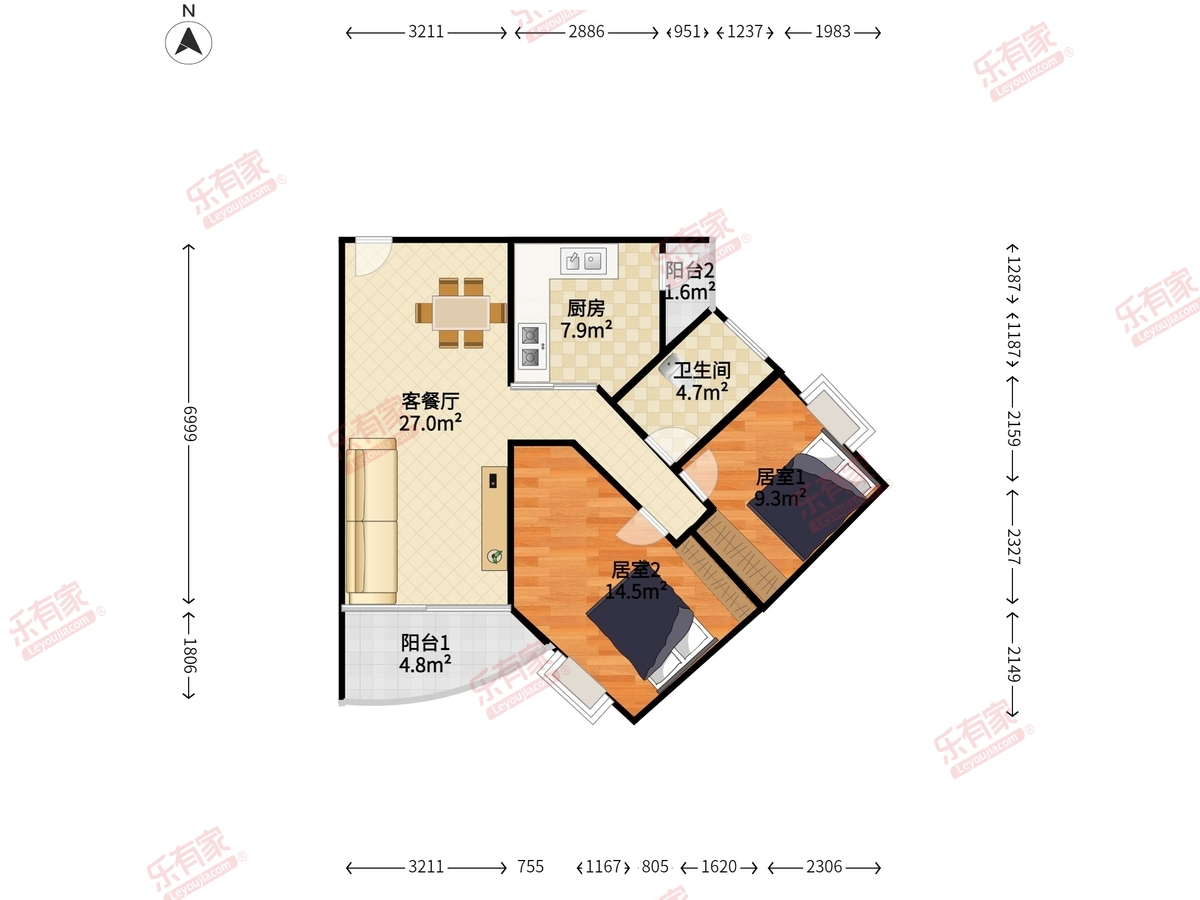 金逸雅居户型图