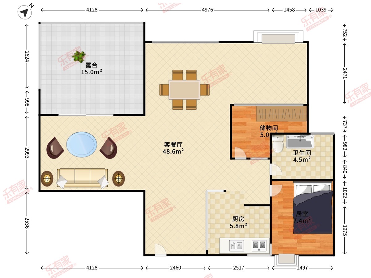 都市阳光名苑户型图