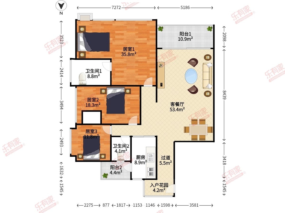 红树华府户型图