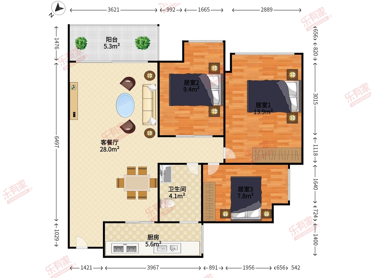 怡龙枫景园户型图