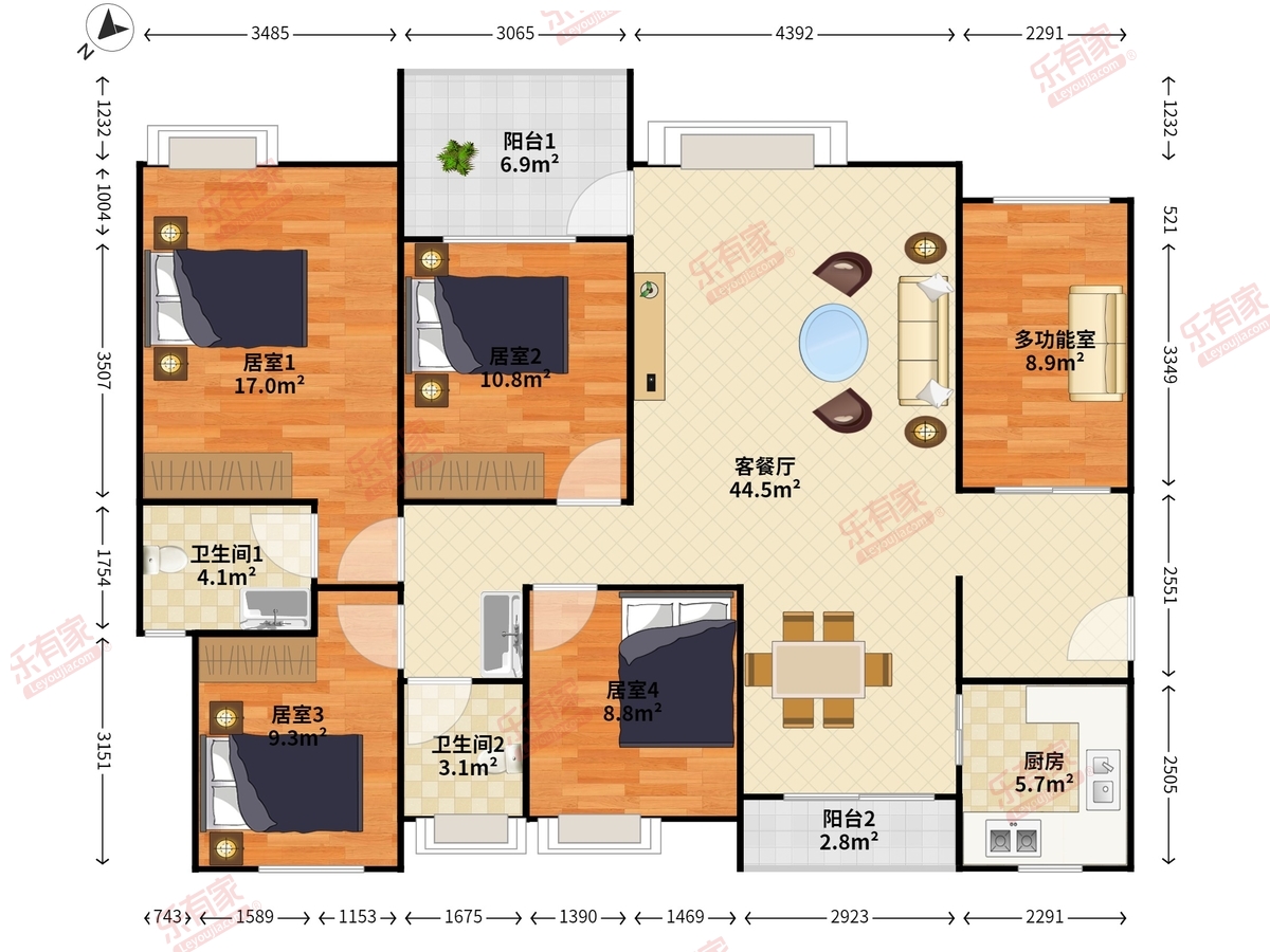 怡龙枫景园户型图