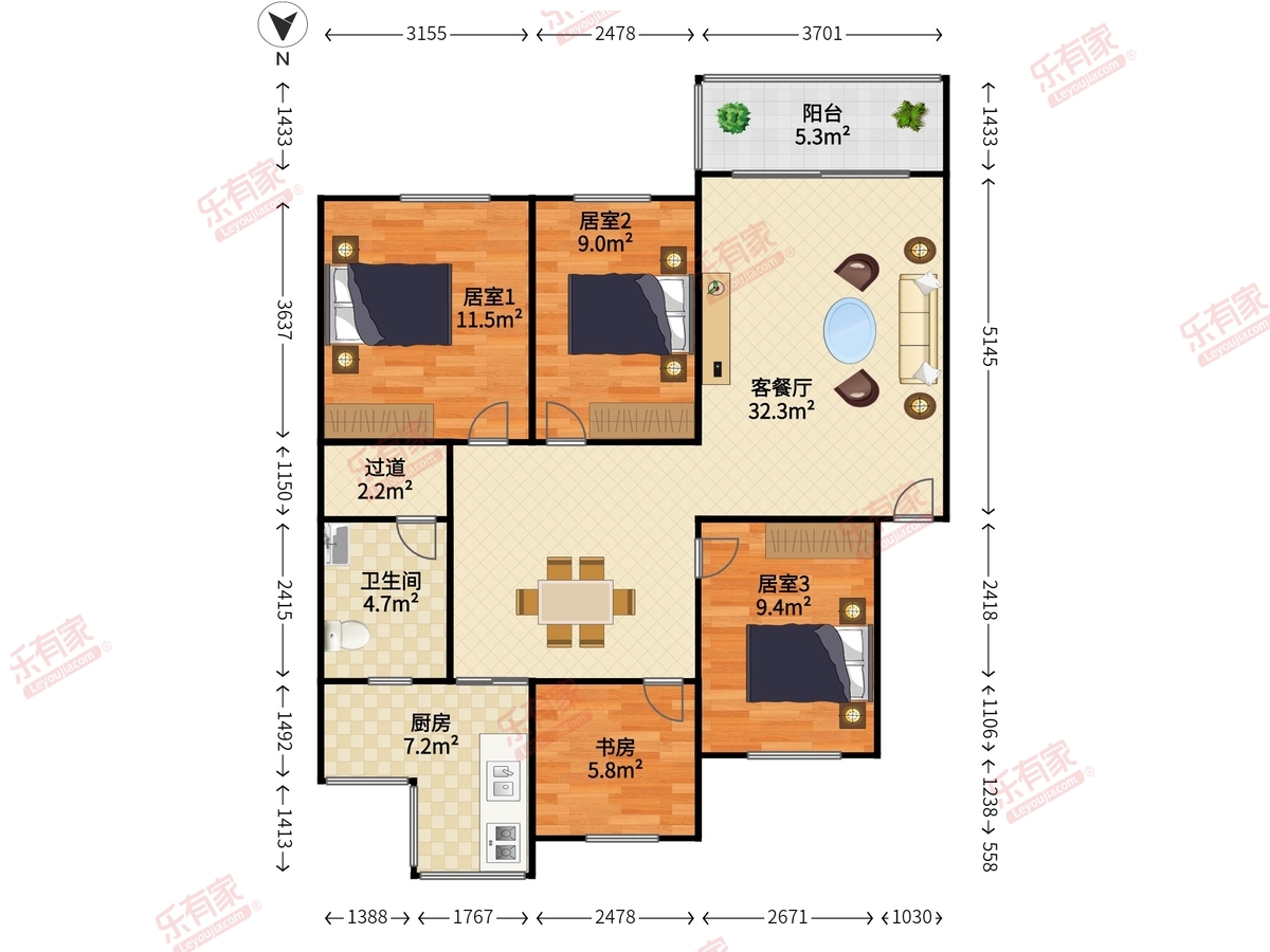 运输局住宅户型图