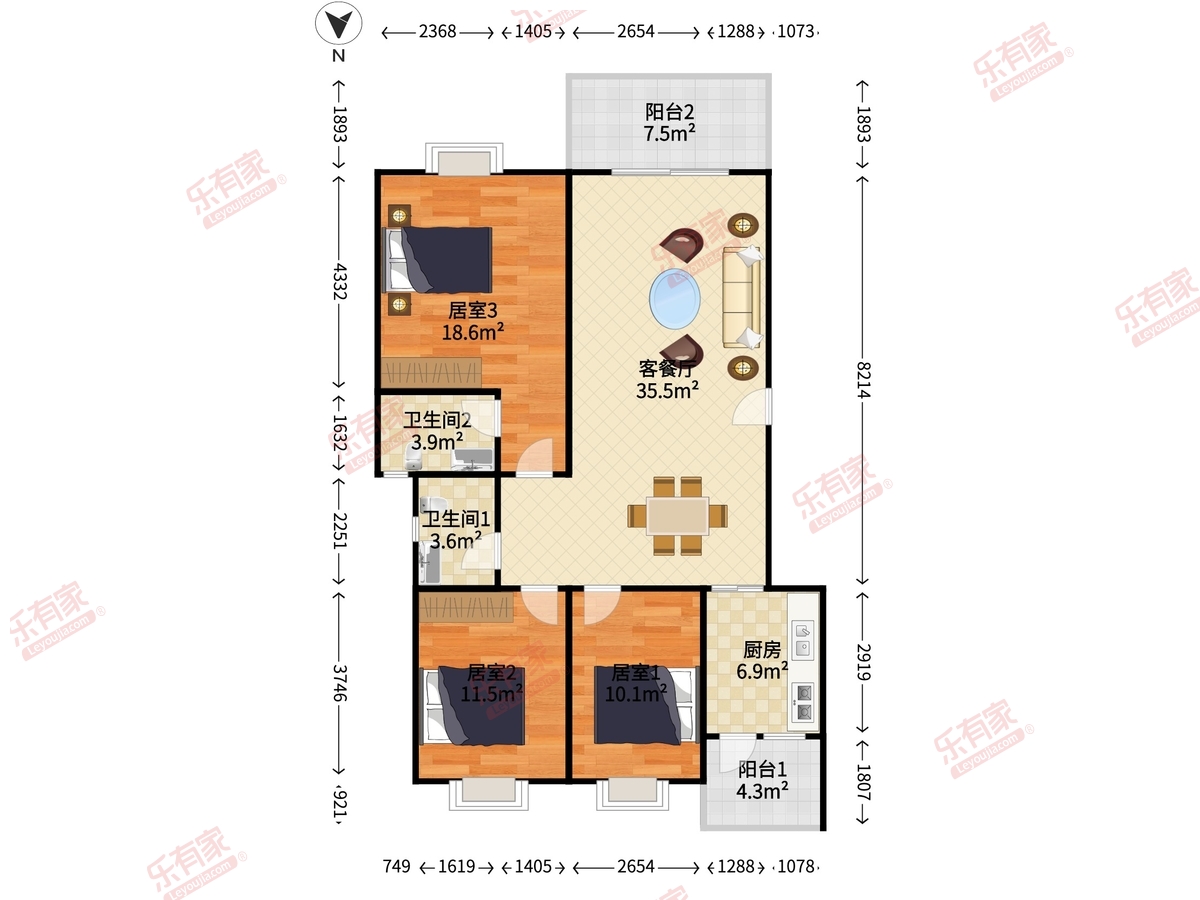 大信新家园一期户型图