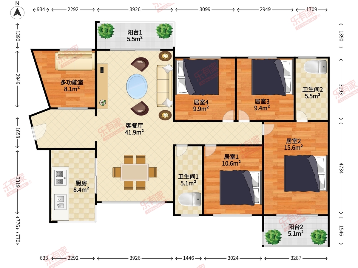 星河丹堤户型图