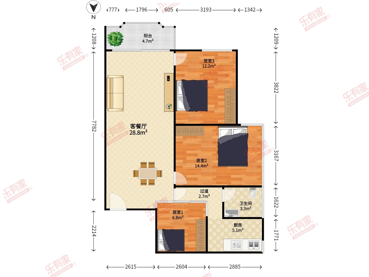 建馨阁户型图