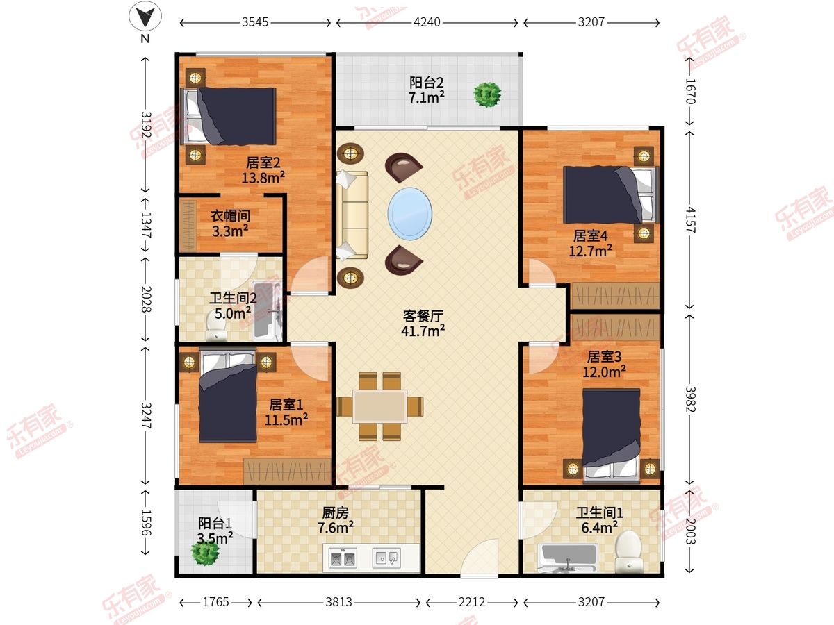 万科麓城一期户型图