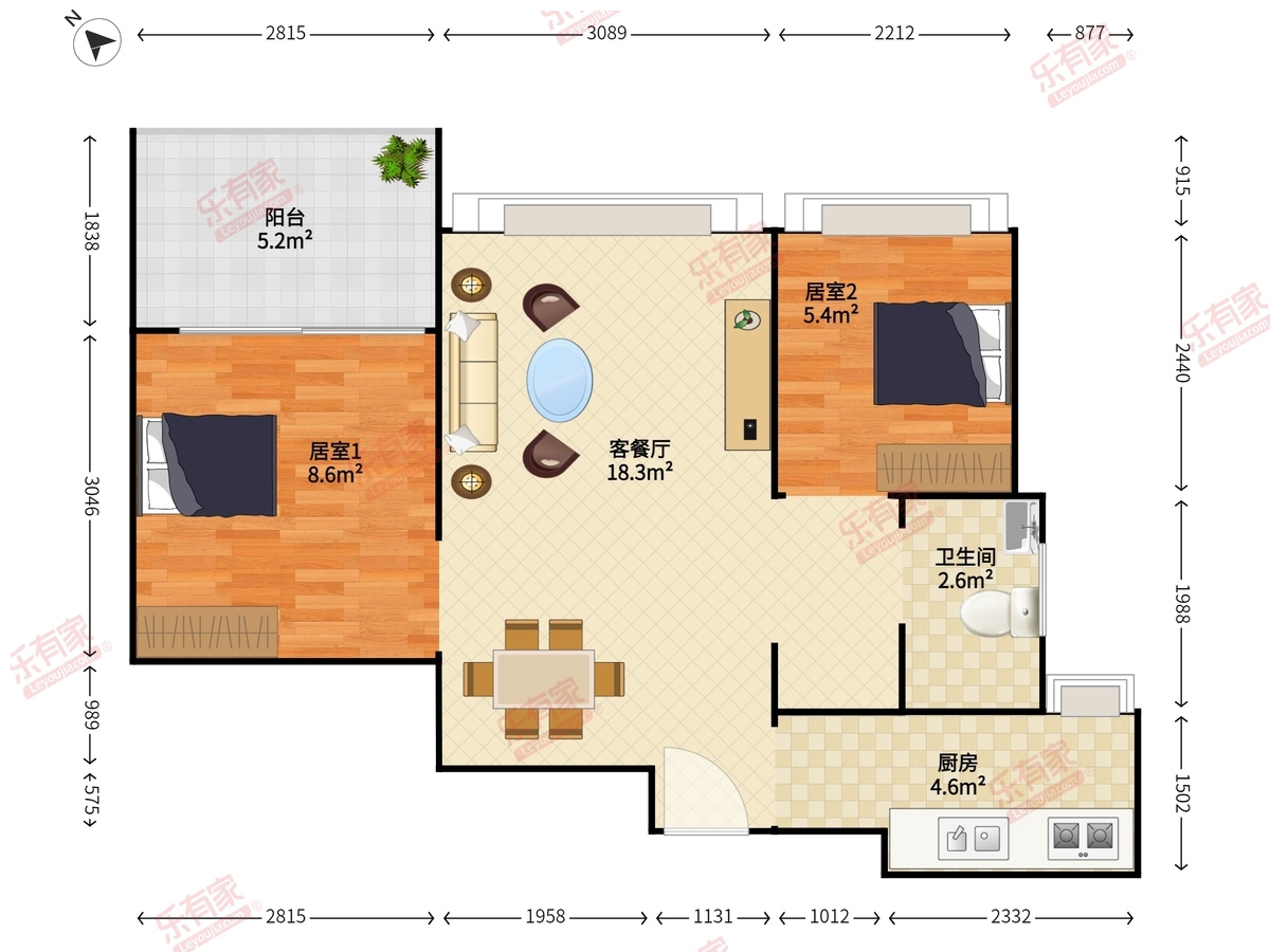 富通九曜公馆户型图