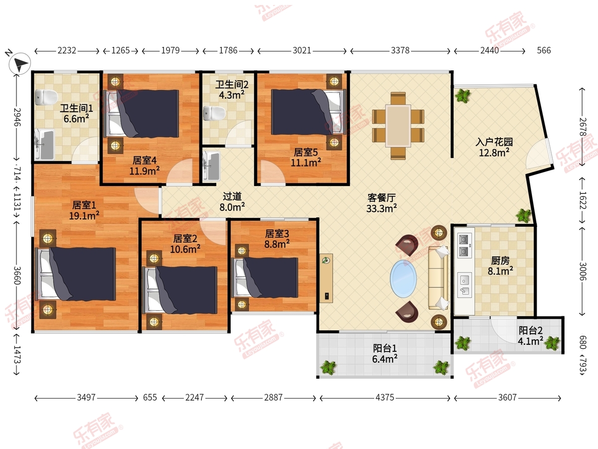 佳兆业水岸豪门户型图