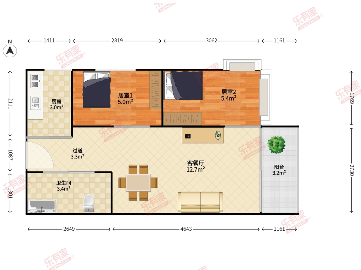 宝树台户型图