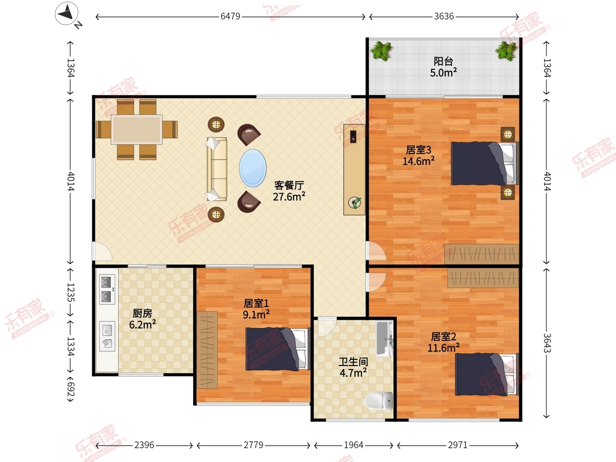 振业峦山谷花园二期户型图