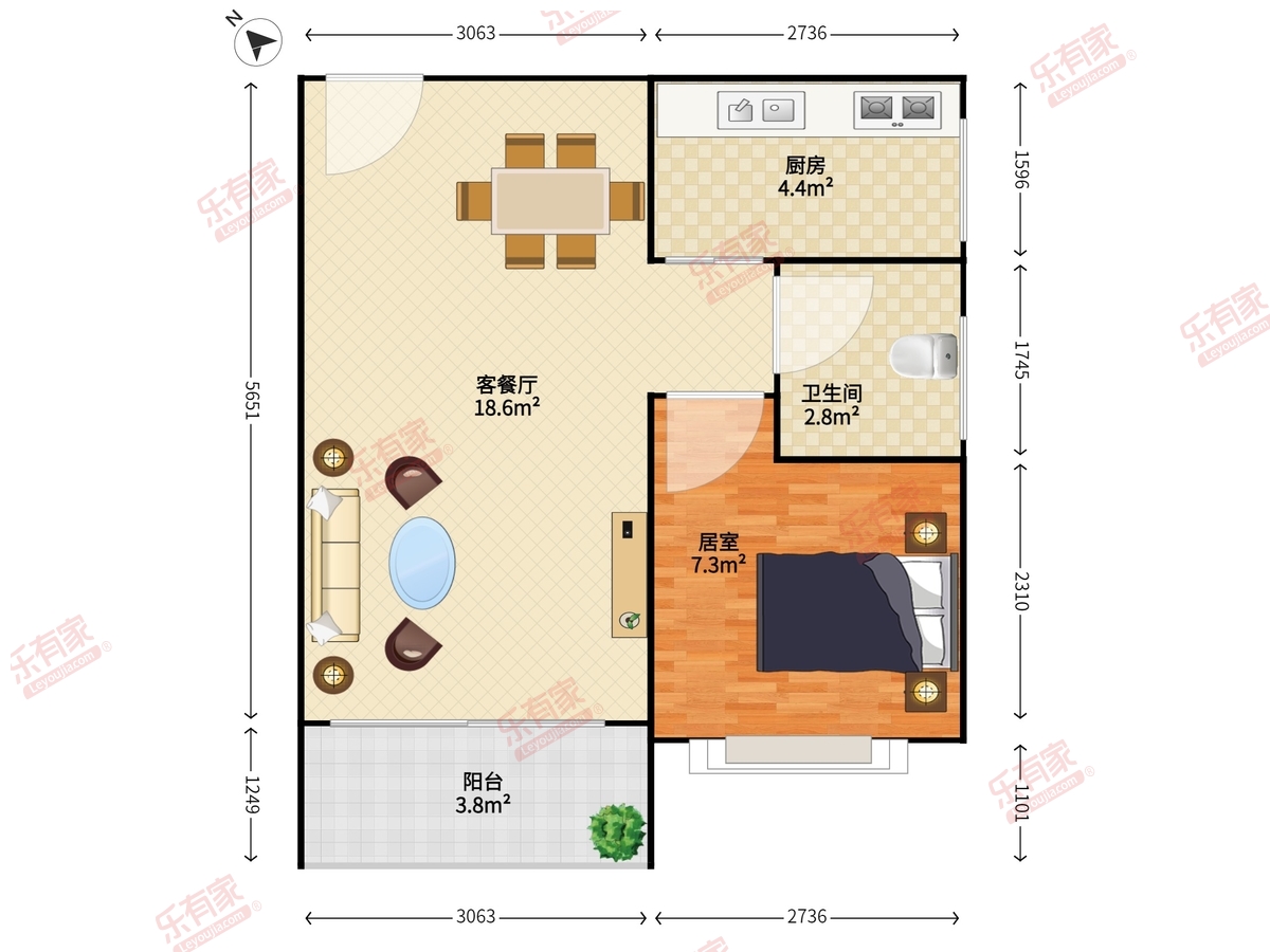 银领公馆户型图