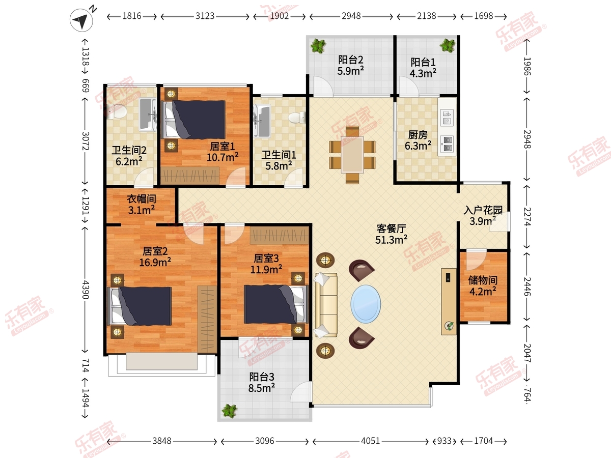 波托菲诺香山里二期户型图