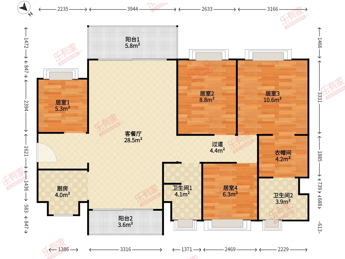 华富村户型图
