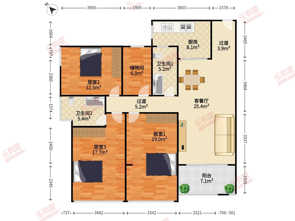 星航华府户型图