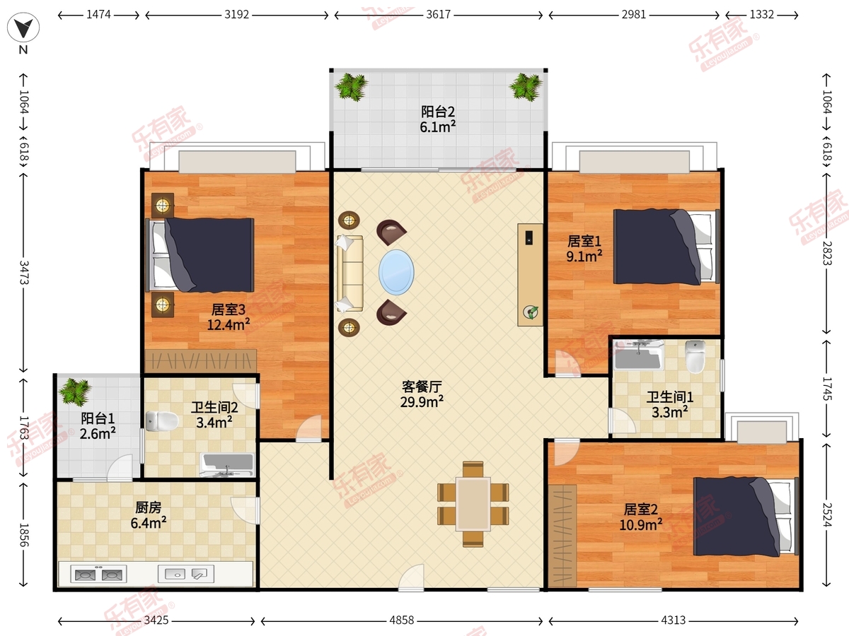 碧桂园凤凰城户型图