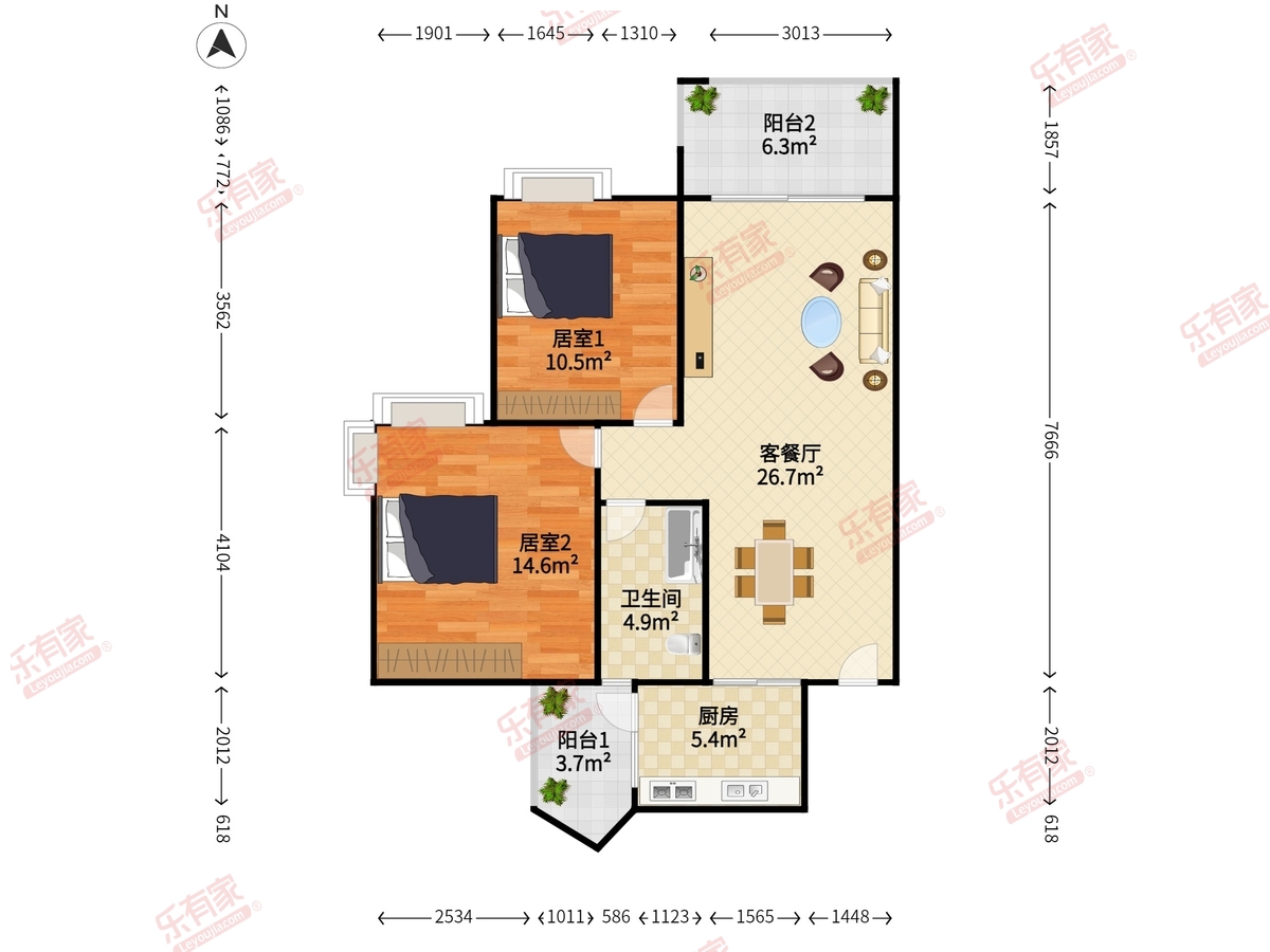 大信君汇湾户型图